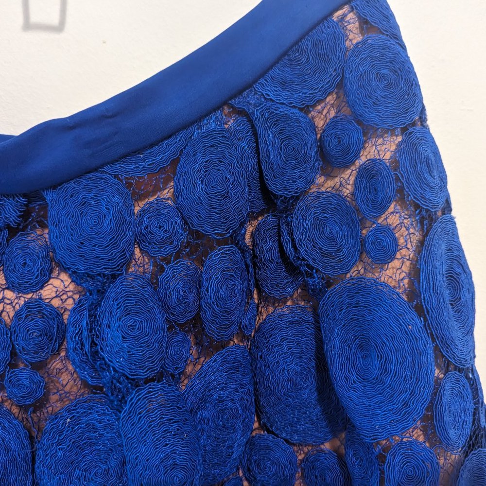 Anthropologie Eva Franco Blue "Albustru" Circle Skirt - Picture 5 of 16